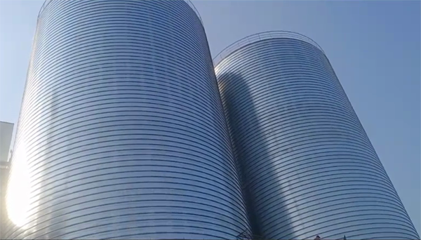 辽阳2座混凝土高架卷板仓